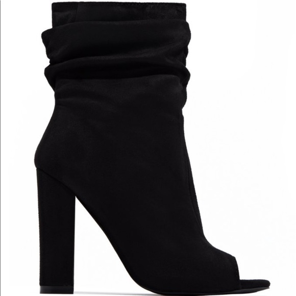 Lola Shoetique Shoes - Black ankle boots